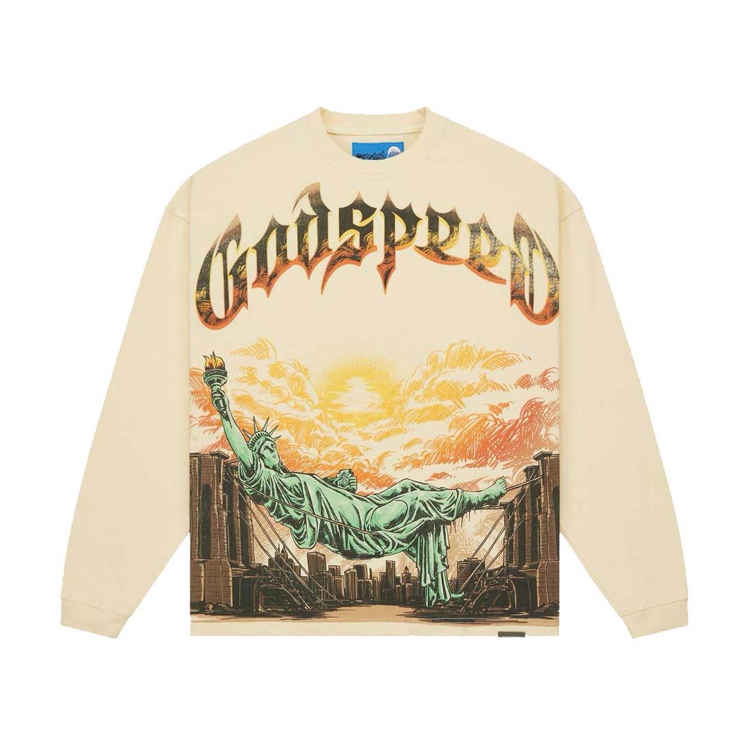 Godspeed Burnt Bridges II NG Long Sleeve Tee Bone