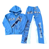 Floor 914 All Star Sweatsuit Hoodie & Sweatpants Light Blue