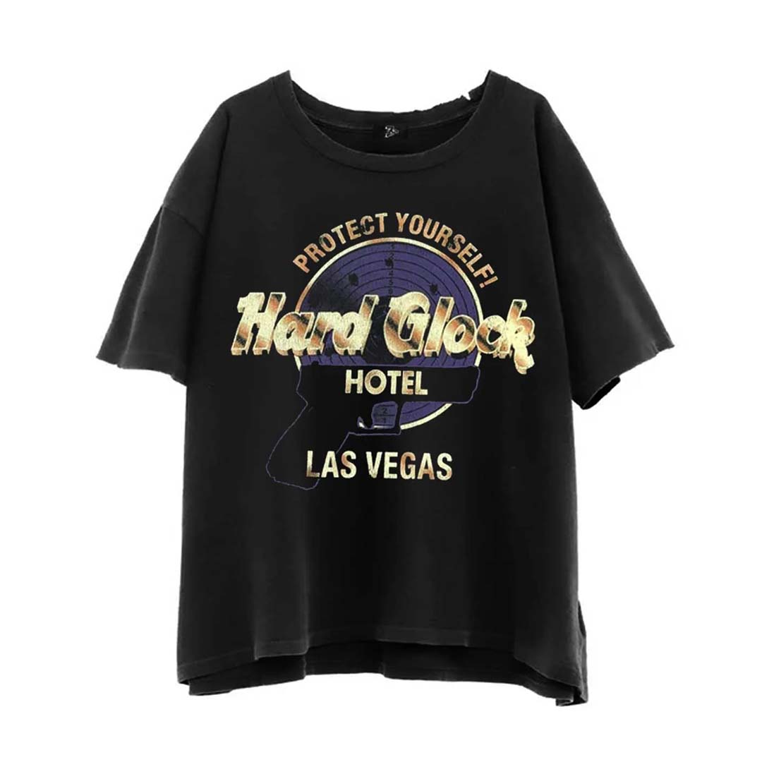Triple Sevens Hard Glock Tee Black Gold