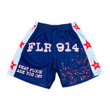 Floor 914 All Star Mesh Shorts Blue