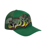 Godspeed Neo Trucker Hat Green Yellow Red