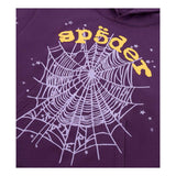 Sp5der Star OG Web V2 Hoodie Purple
