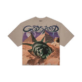 Godspeed Mother Cairo Tee Stone Grey
