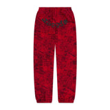 Sp5der OG Tree Camo Sweatpants Red