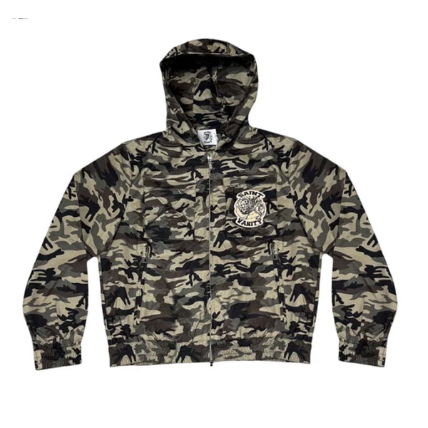 Saint Vanity Nylon Summer Camo Hoodie Jacket