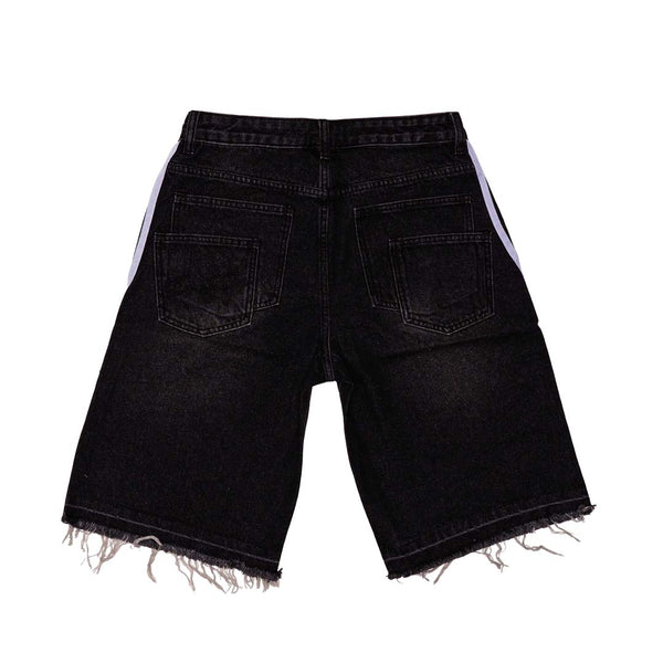 Prestige Taped Jean Shorts Black