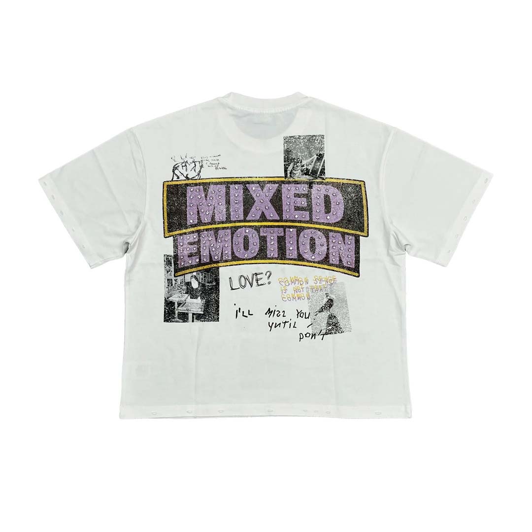 Mixed Emotions Lost Identity Tee White