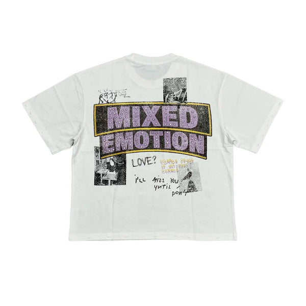 Mixed Emotions Lost Identity Tee White