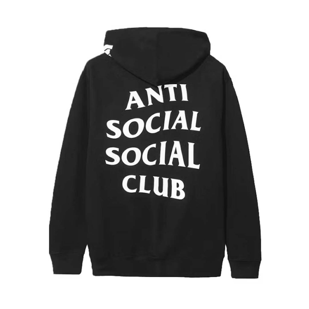Anti Social Social Club Undefeated Club Hoodie Black White