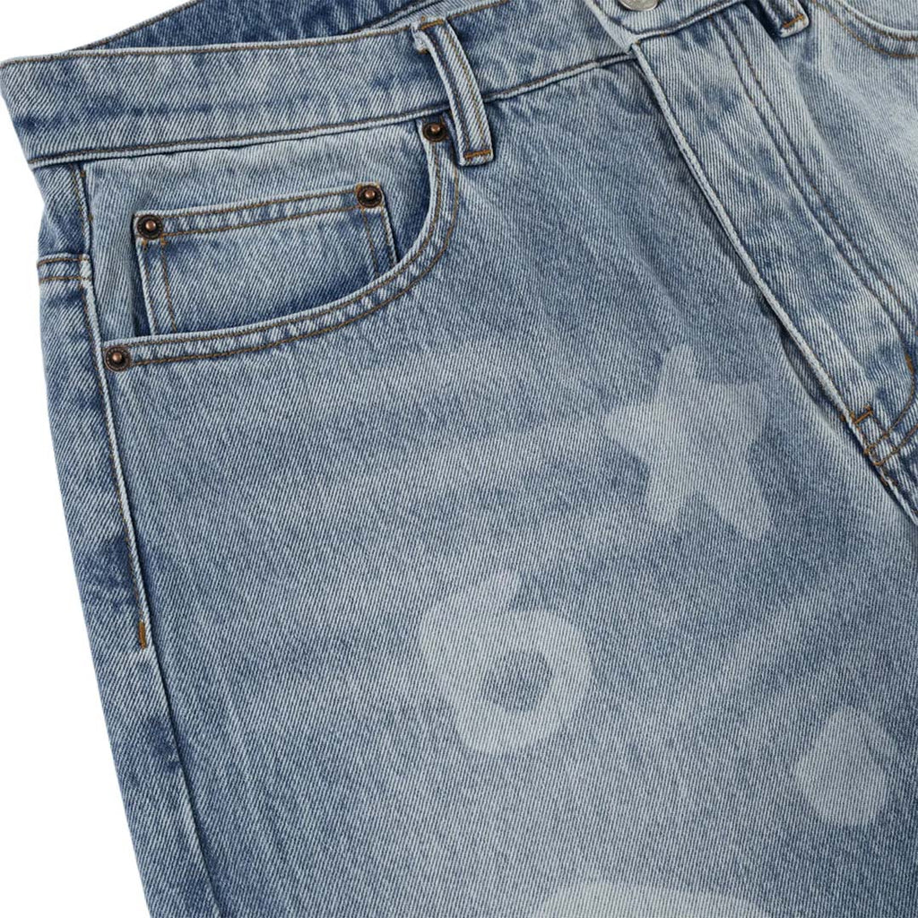 Sp5der Beluga Jeans Denim Vintage Wash Blue