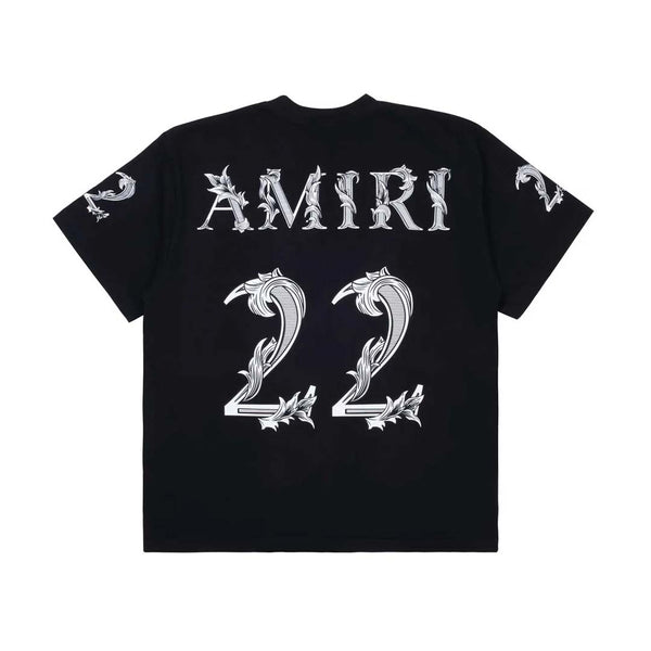 Amiri Oversized 22 Tee Black