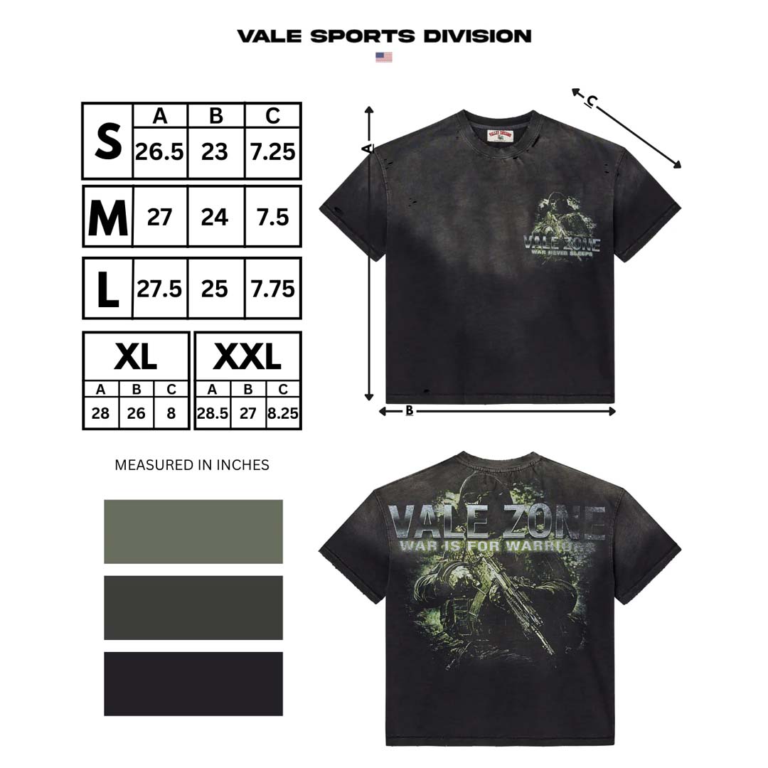 Vale Forever Zone Tee Faded Black