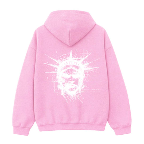 Floor 914 Studded Pink Hoodie