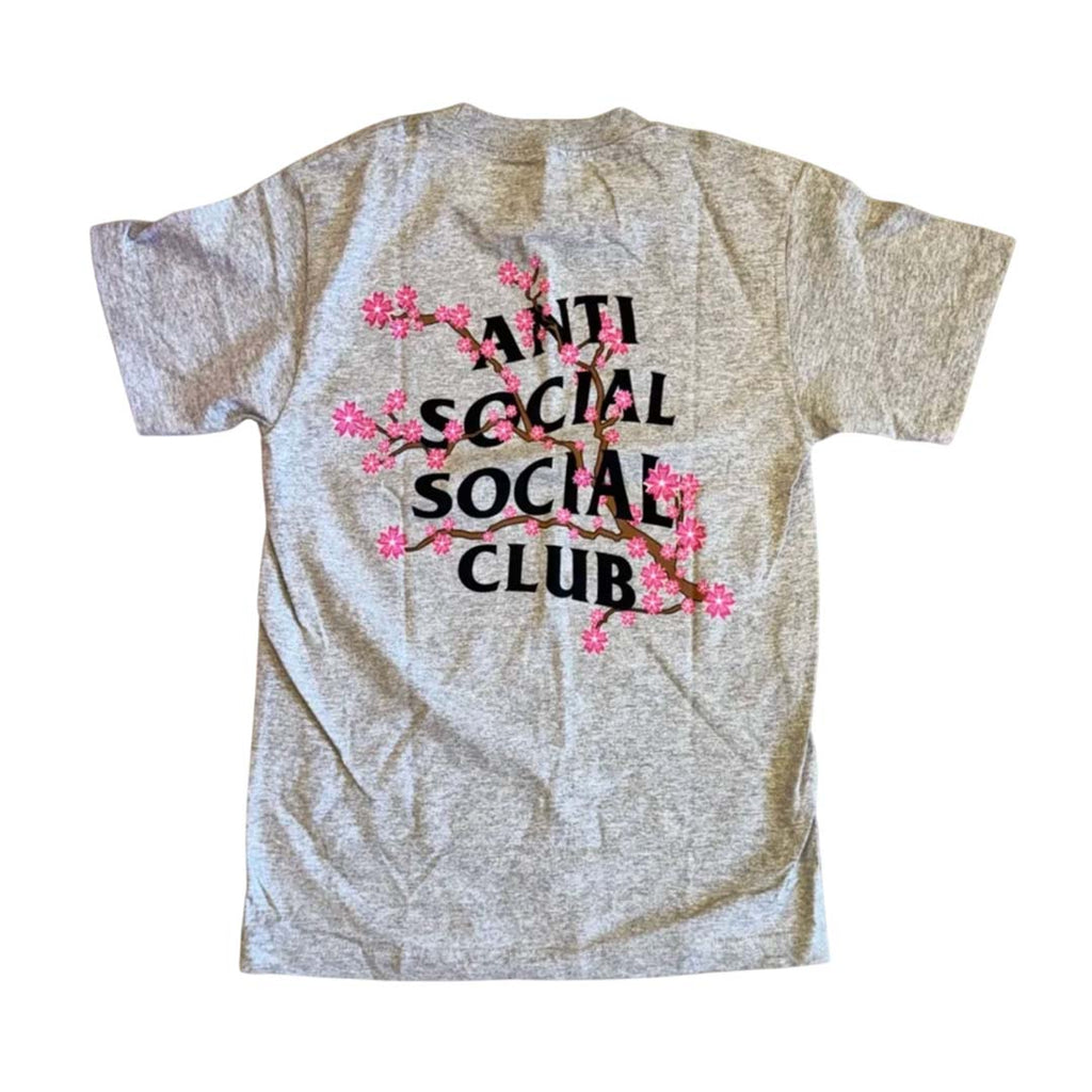 Anti Social Social Club Cherry Blossom Grey Tee