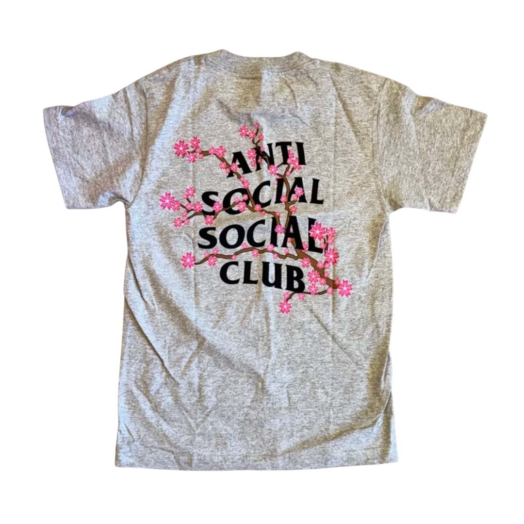 Anti Social Social Club Cherry Blossom Grey Tee