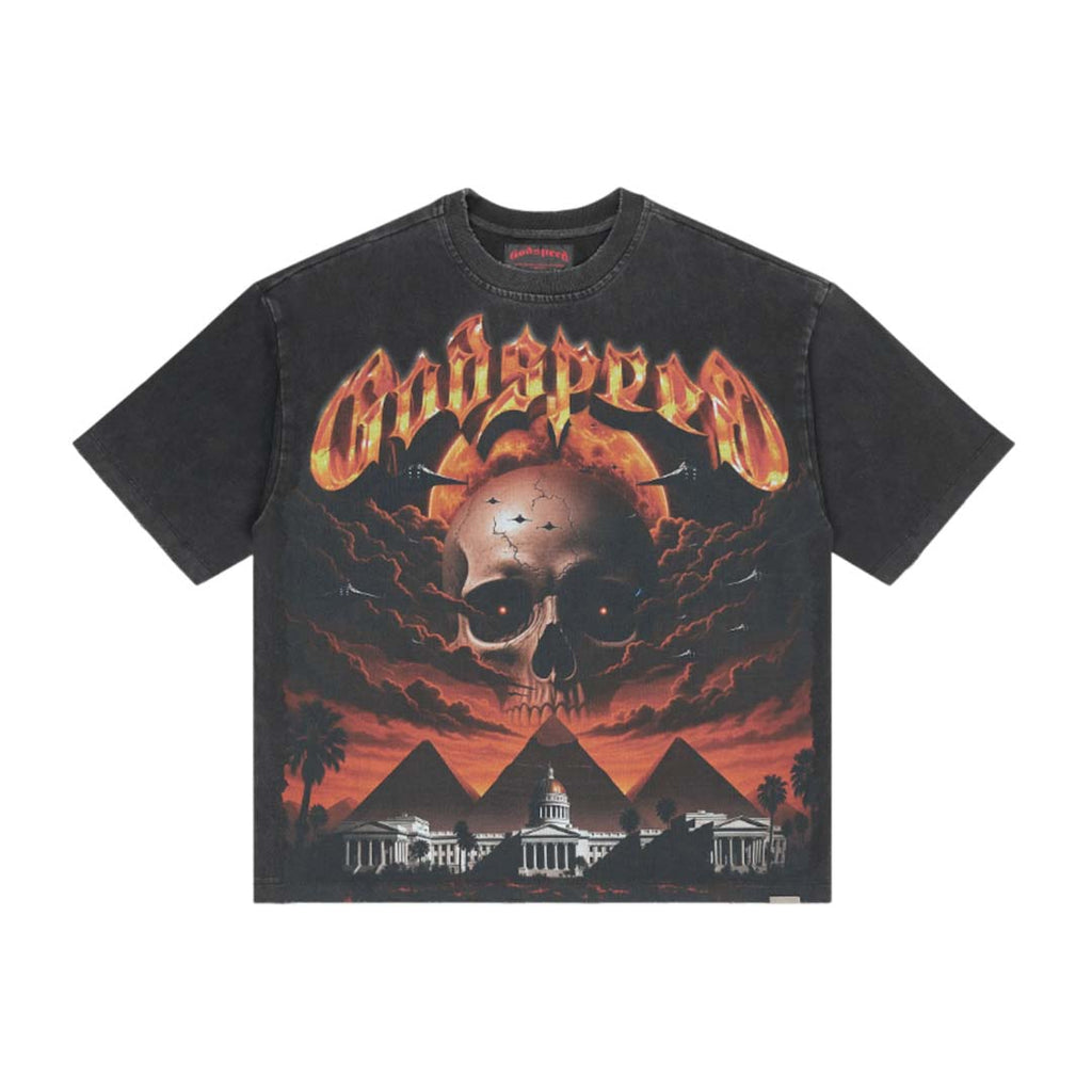 Godspeed Echoes of Empires Tee Black