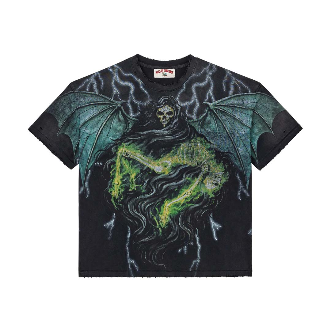 Vale Forever Grim Big Black Tee