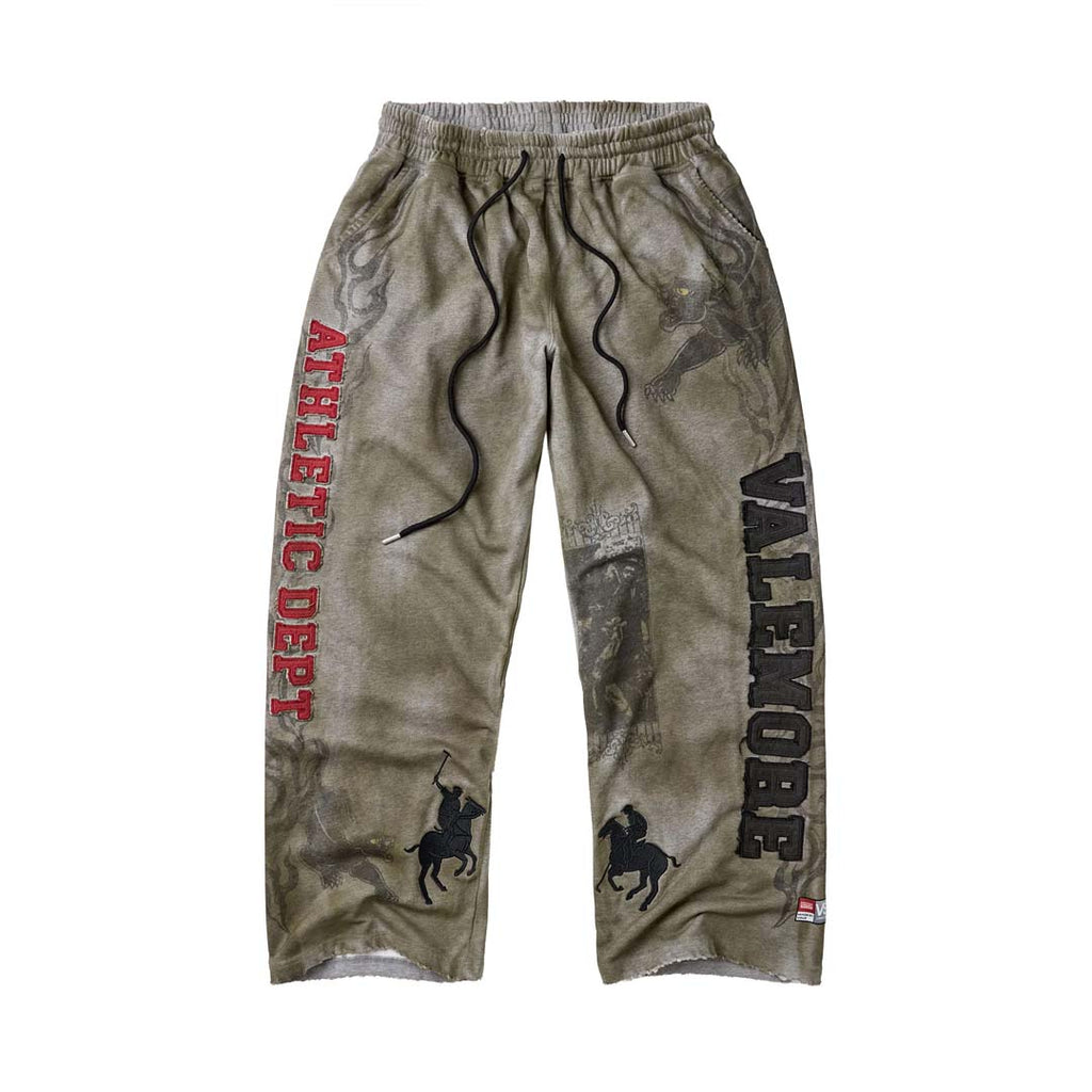 Vale Forever Castle Sweatpants Distressed Grey
