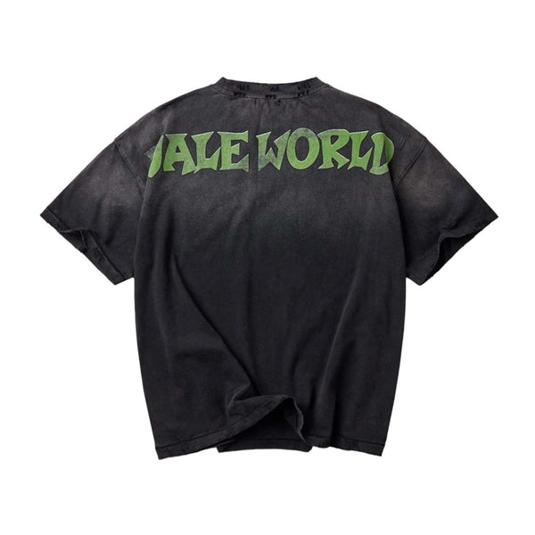 Vale Forever World Peace Faded Black Tee