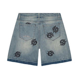 Godspeed Infinity Denim Shorts Blue