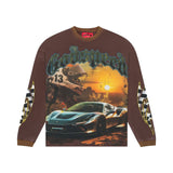 Godspeed Sunset Drift Brown Wash Long Sleeve