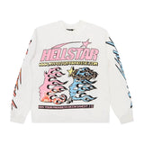 Hellstar Pixel Long-Sleeve Tee 'White'
