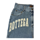 Bottega Desires Denim Shorts Blue