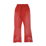 Hellstar Racer Flames Sweatpants Red