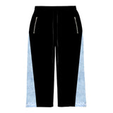 Bottega Desires Rockstar Denim Sweatpants Black Blue