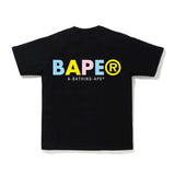 BAPE Multi-Color Print Tee Black