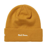 Supreme New Era Box Logo Beanie (FW21) Light Mustard