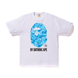 BAPE Fire Camo By Bathing Tee White
