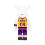 Bearbrick x Bodega x NBA Worldwide Respect Los Angeles Lakers 1000%