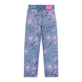 Sp5der Vintage 501 Denim AOP Pink Web