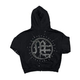Mixed Emotions Eclipse Black Zip Up Hoodie