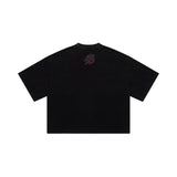 Godspeed Westworld Tee Cropped Black Wash