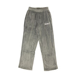 Sinclair Velour Track Pants Slate Grey