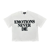 Mixed Emotions End Tee White Black