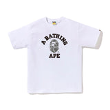 BAPE Honeycomb Camo College Tee White