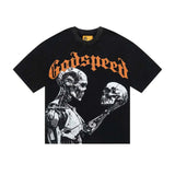 Godspeed Man VS AI Tee Black Wash