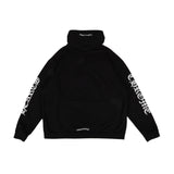 Preowned Chrome Hearts Sleeve Logo Black Hoodie