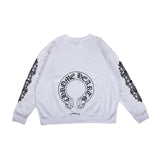 Preowned Chrome Hearts White Crewneck