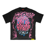 Lost Hills x Cough Syrup Head Tee Black