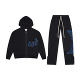 Godspeed OG Logo Sweatsuit Hoodies & Sweatpants Black Royal Blue