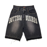 Bottega Desires Denim Shorts Black