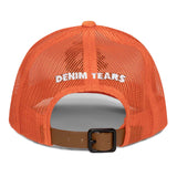 Denim Tears Cotton Wreath Southern Man Trucker Hat Orange