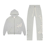 Godspeed Heather Grey Sweatsuit Hoodies & Sweatpants Set