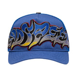 Godspeed Neo Trucker Hat Blue Yellow Red
