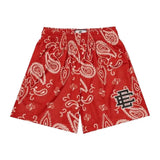 Eric Emanuel EE Shorts Red Paisley Black
