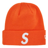 Supreme S Logo Beanie Orange